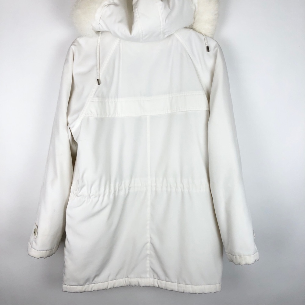 Weather Tamer White Winter Jacket w/ Removable Hood - Picture 4 of 16